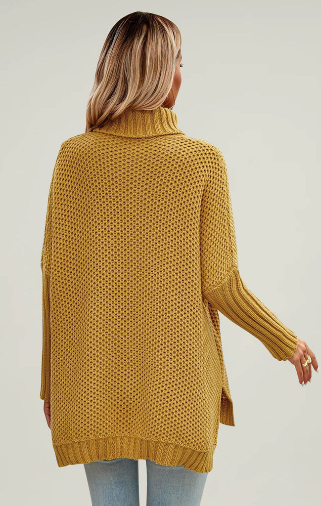 Angashion Womens Chunky Knit Batwing 2023 Sweater Yellow 02