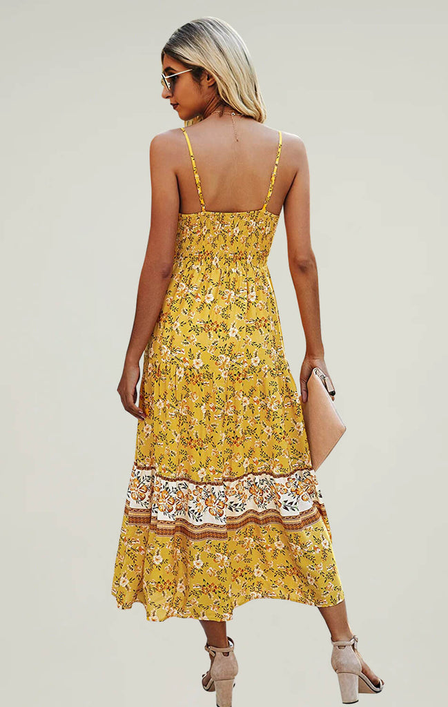 Womens-Floral-Maxi-Dress-Casual-Yellow-02
