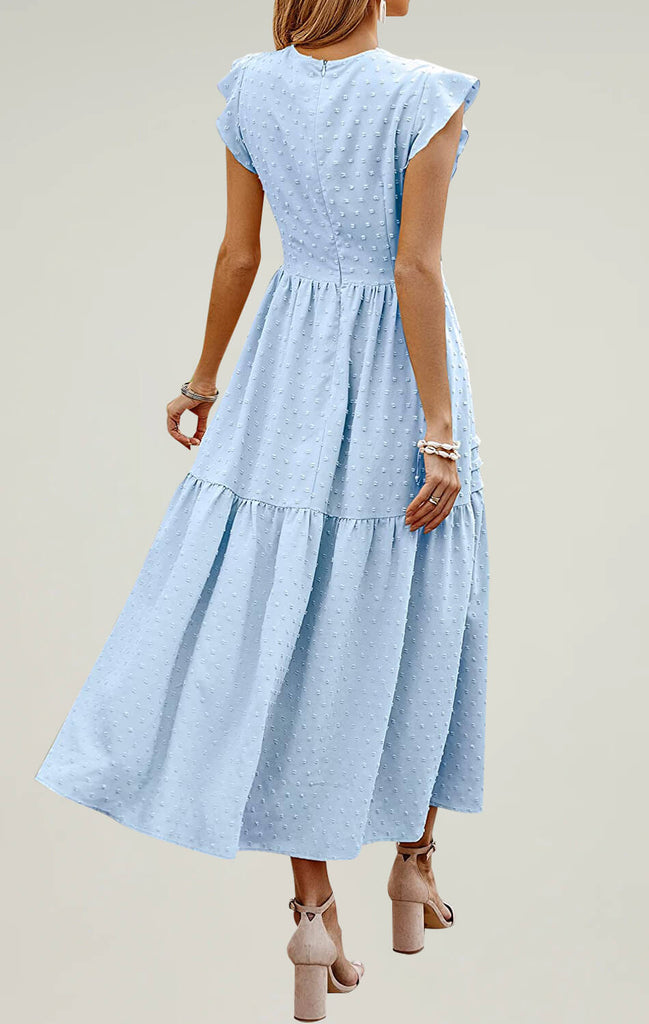 Womens Summer Maxi Dress Light Blue 02